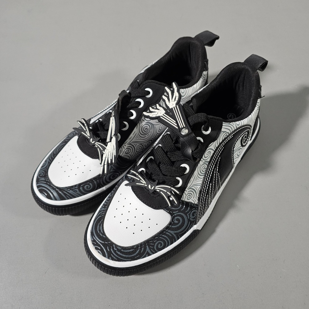 Disney‎ Nightmare Before Christmas Sneakers Womens 8.5 Black White Jack